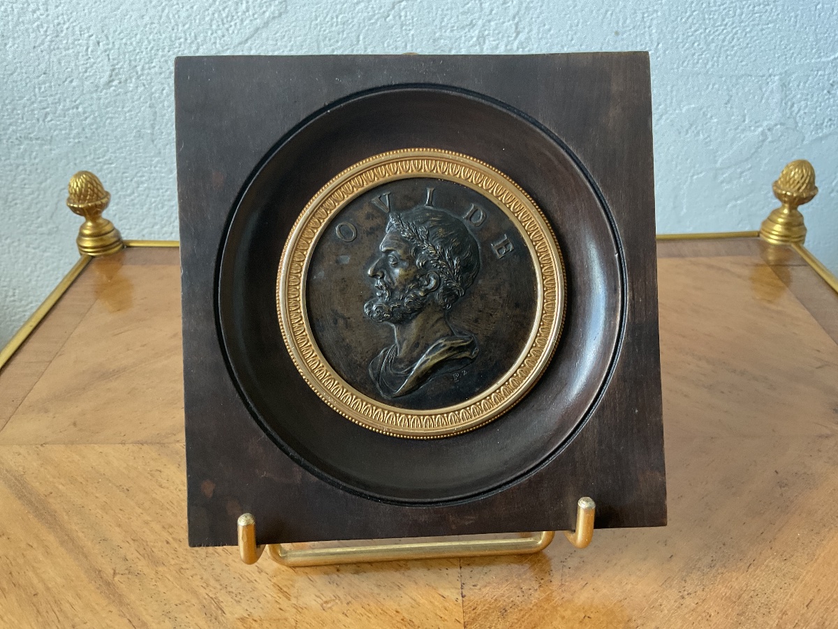 Bronze Miniature Depicting The Latin Poet Ovid 