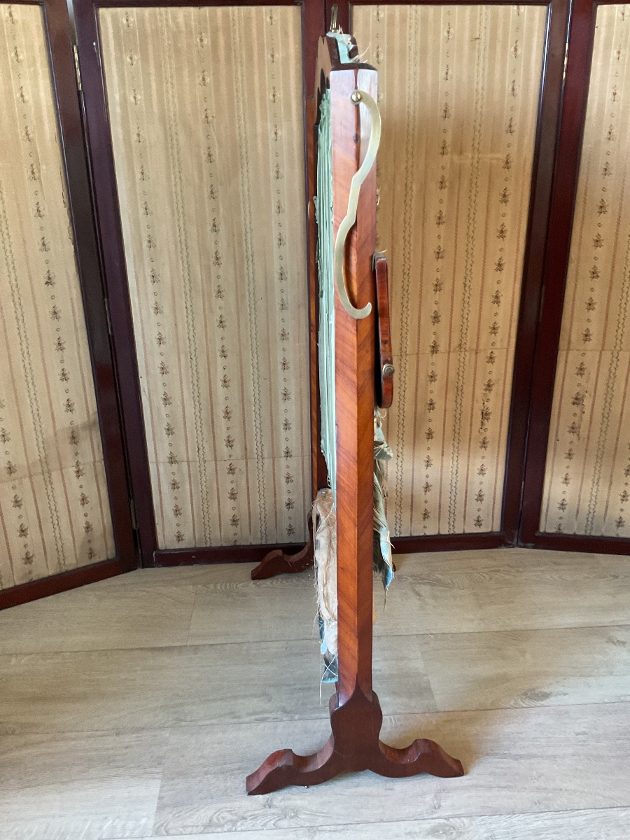 Louis XV-era Marquetry Fireplace Screen-photo-4