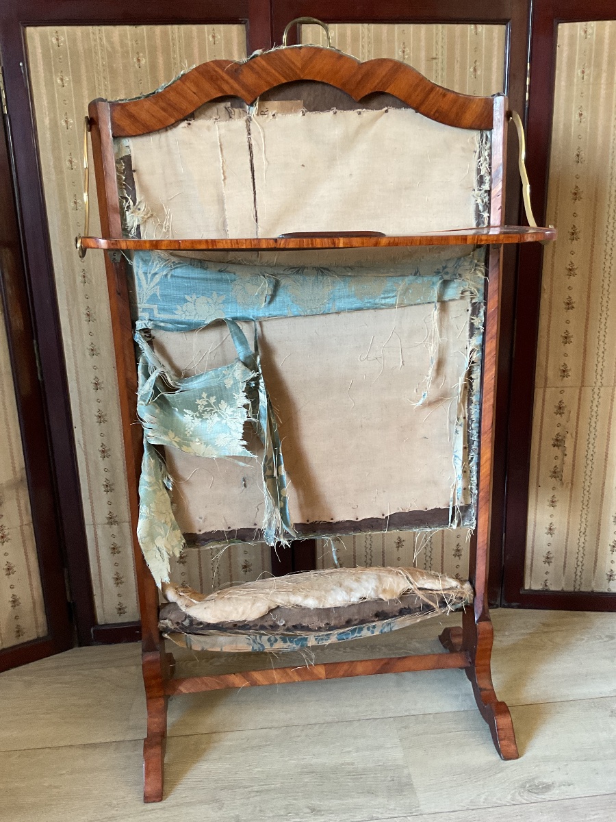 Louis XV-era Marquetry Fireplace Screen