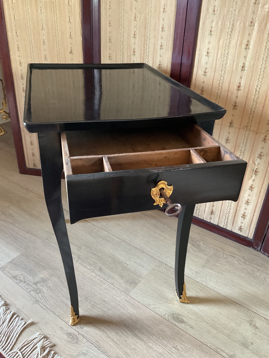 Small Louis XV-style Cabaret Table -photo-2