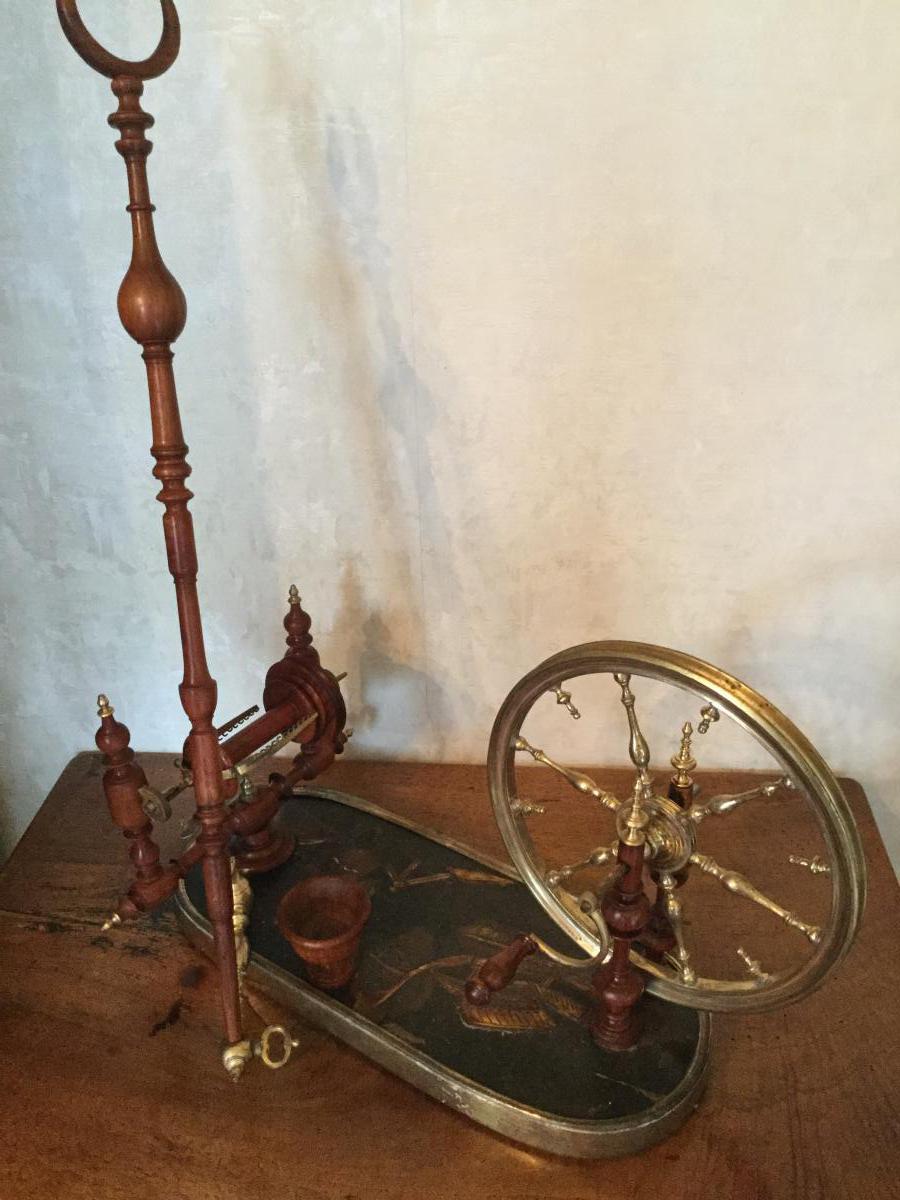 Rouet De Salon époque Louis XV étiquette Du Tabletier ......mart