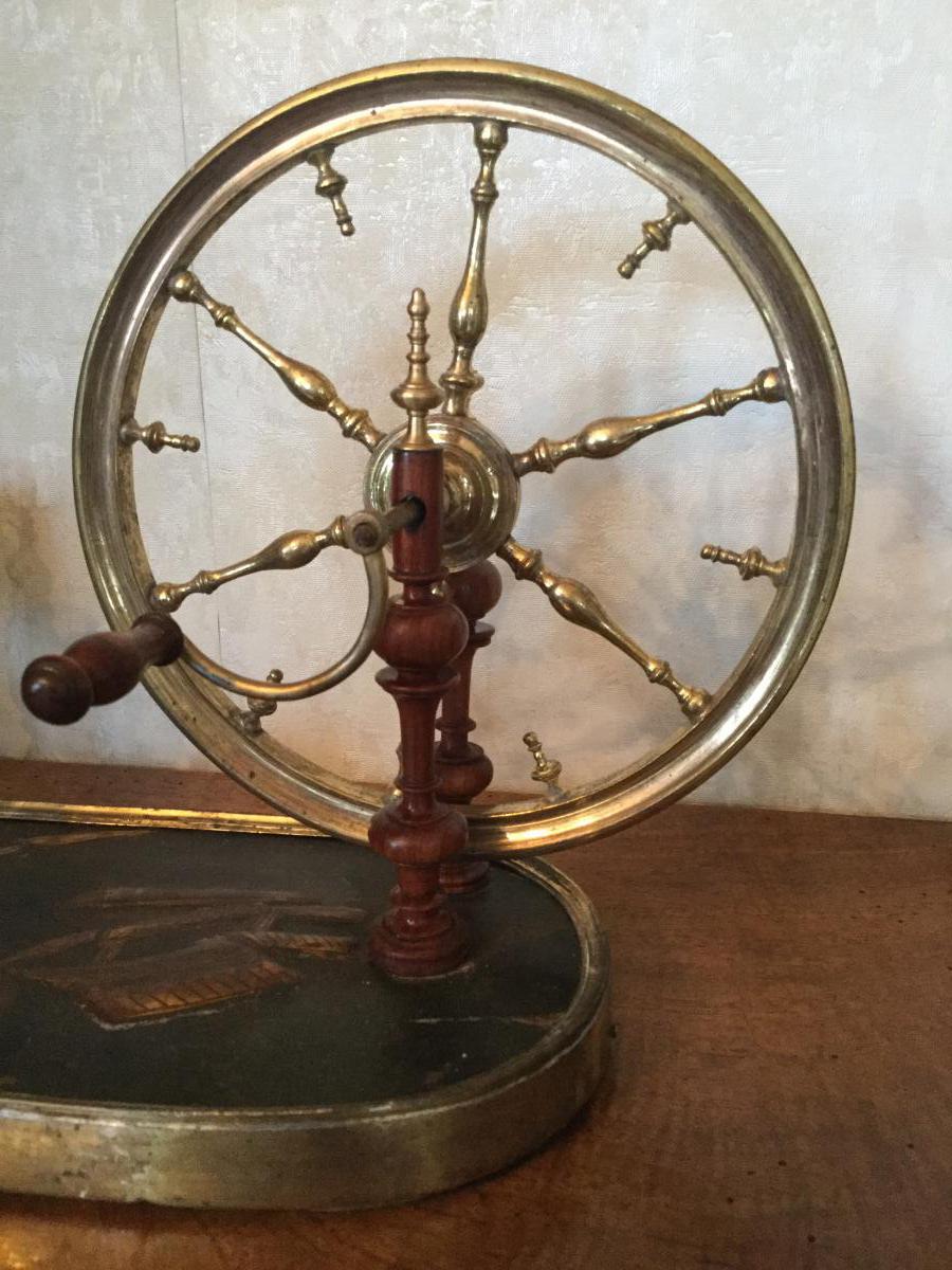 Rouet De Salon époque Louis XV étiquette Du Tabletier ......mart-photo-3