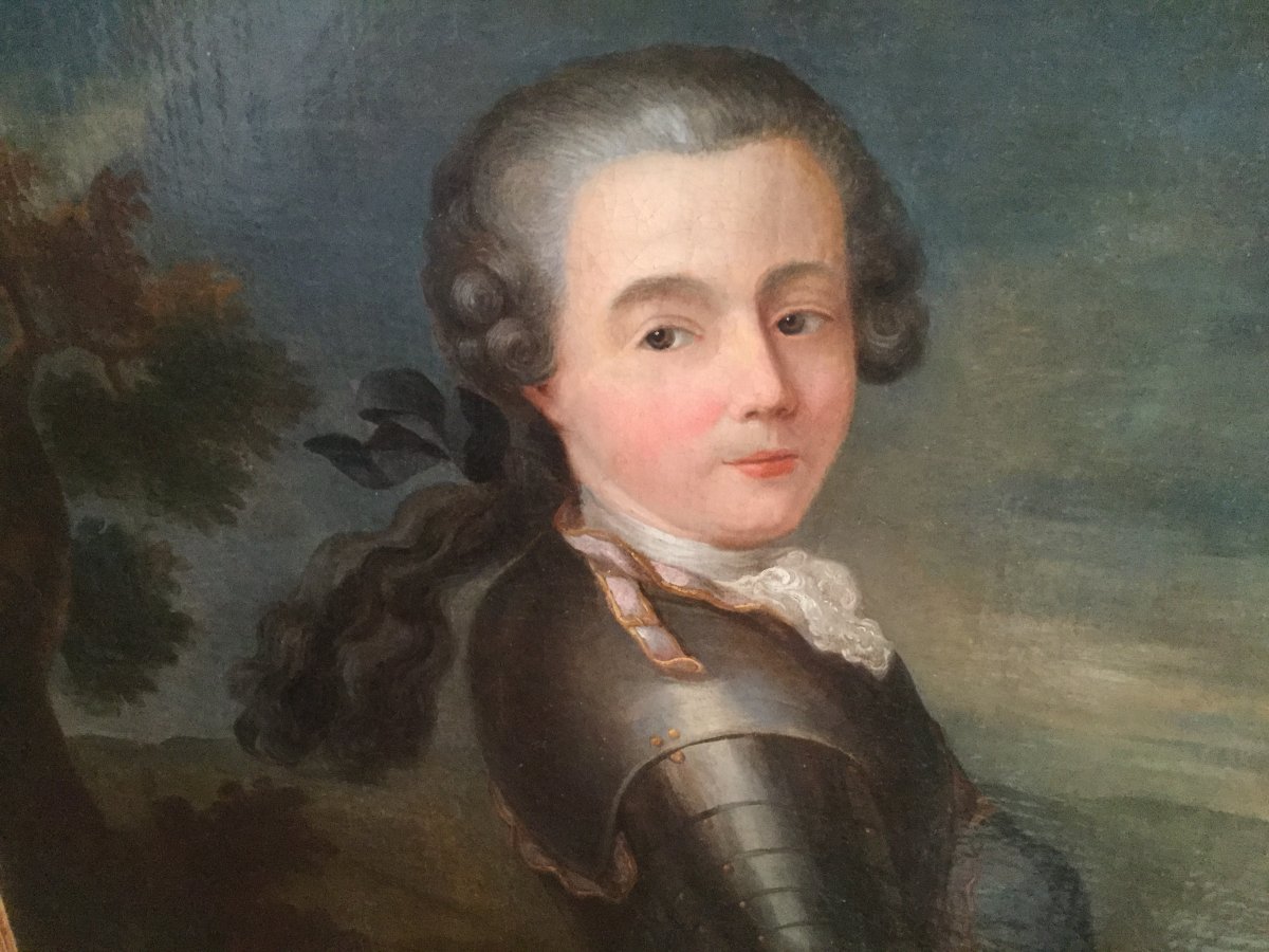 Portrait Du Chevalier D’eon De Beaumont Enfant époque XVIIIéme -photo-2
