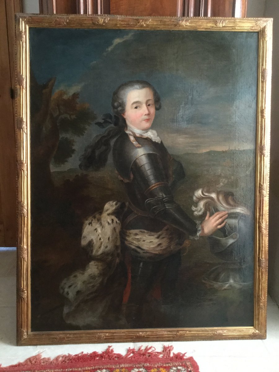 Portrait Du Chevalier D’eon De Beaumont Enfant époque XVIIIéme 