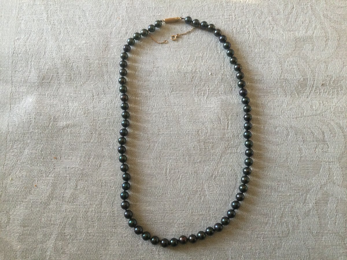 Collier De Perles De Tahiti Fermoir Or