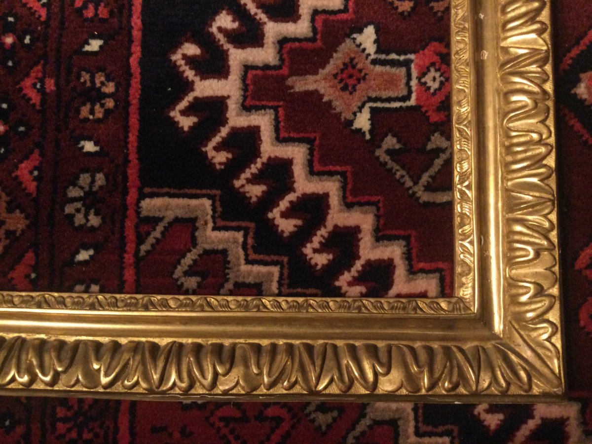 17th Century Carved And Gilded Wood Frame -photo-3