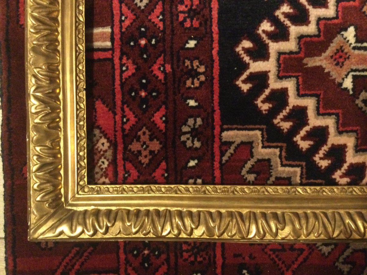 17th Century Carved And Gilded Wood Frame -photo-4