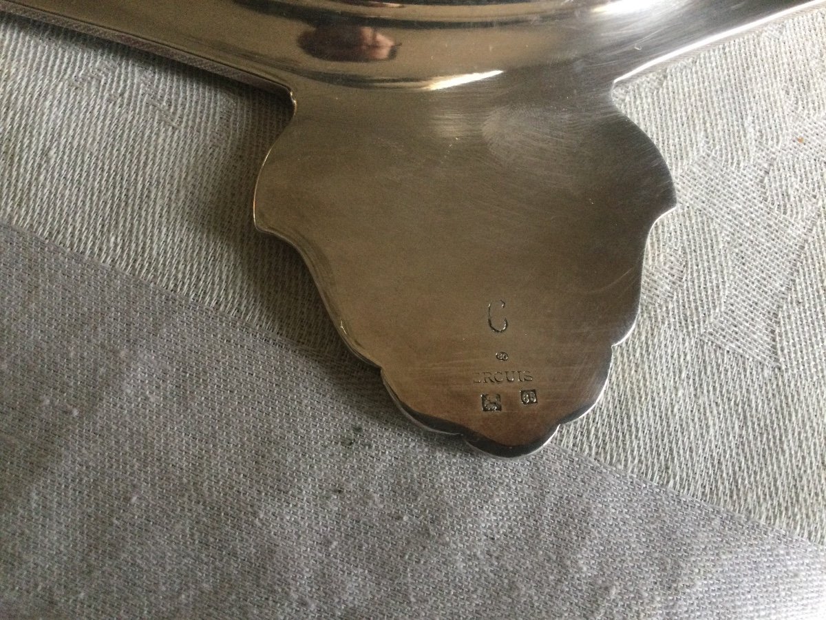 Légumier En Métal Argenté Orfèvre Ercuis Style Louisxv -photo-1