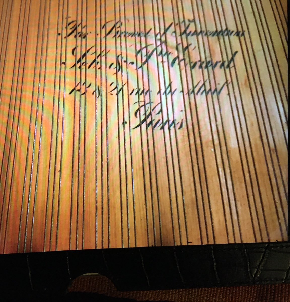 Rare Et Exceptionnel Piano De Marque Erard De Style Louis XVI Entièrement Peint-photo-5