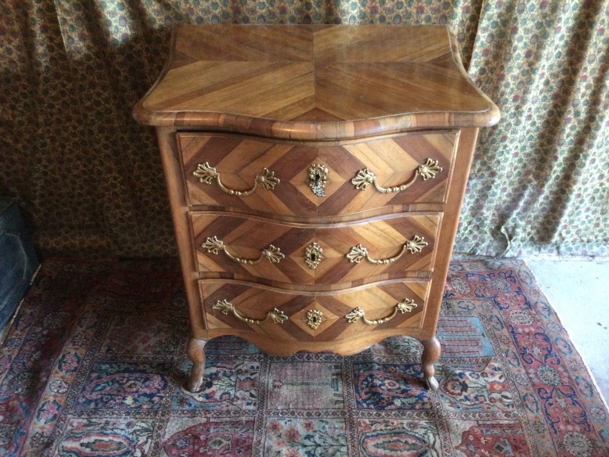 Small Commode Between Two Of Pierre Hache Eighteenth Time