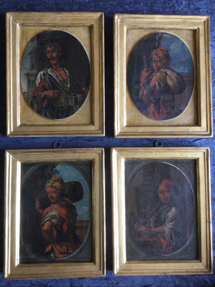 Pair Of 18th Century Paintings-photo-1