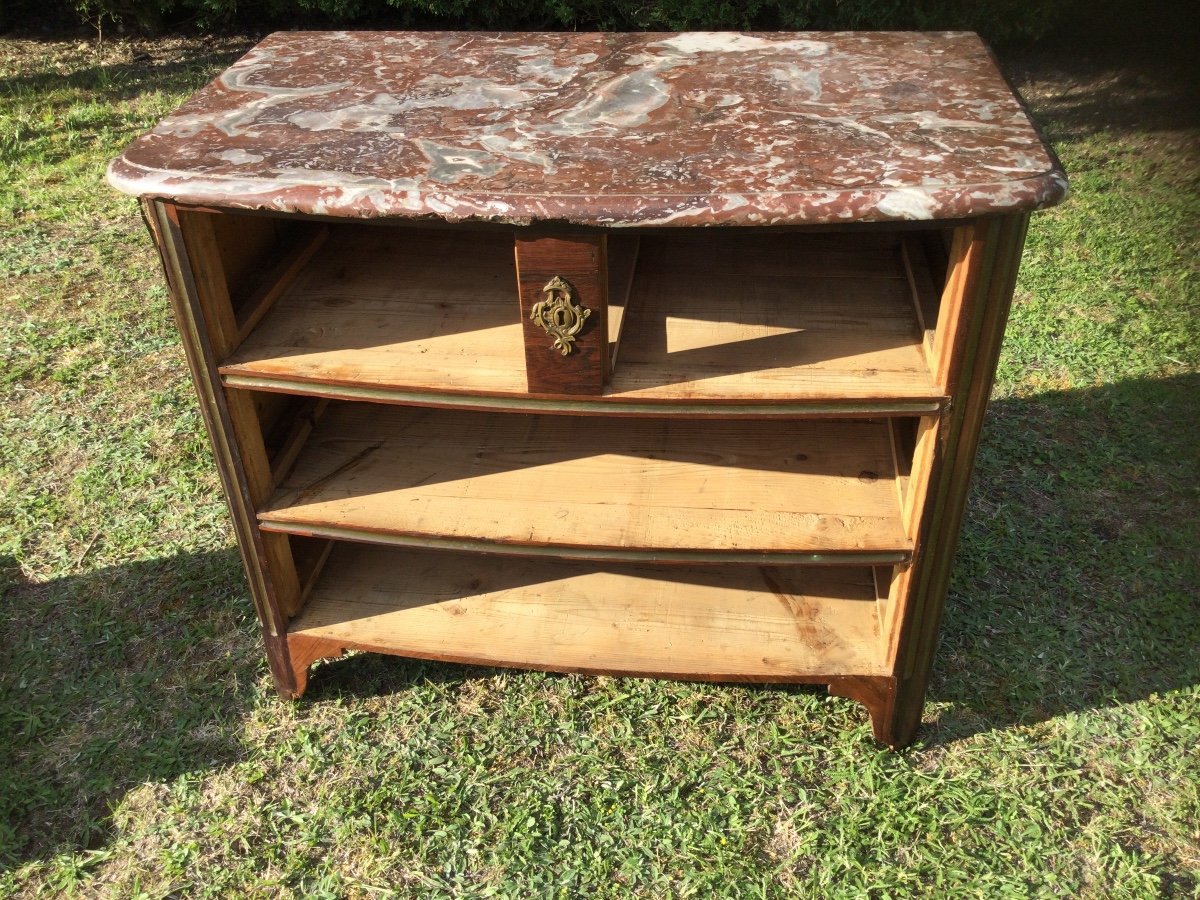 Petite Commode époque Régence Estampillé Carel-photo-3