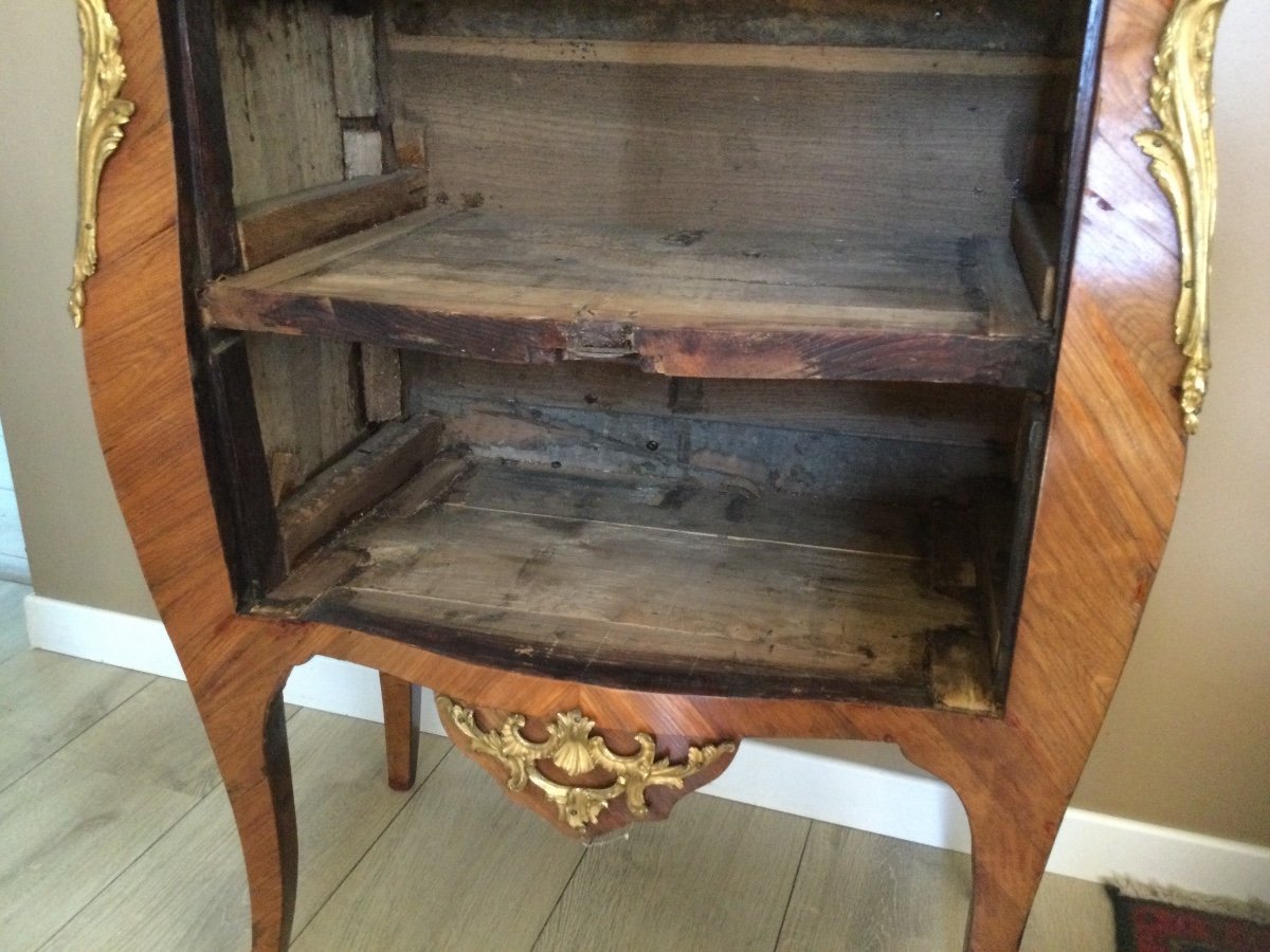 Commode D’entre deux Estampillé Lardin époque Louis XV avec jurande-photo-5