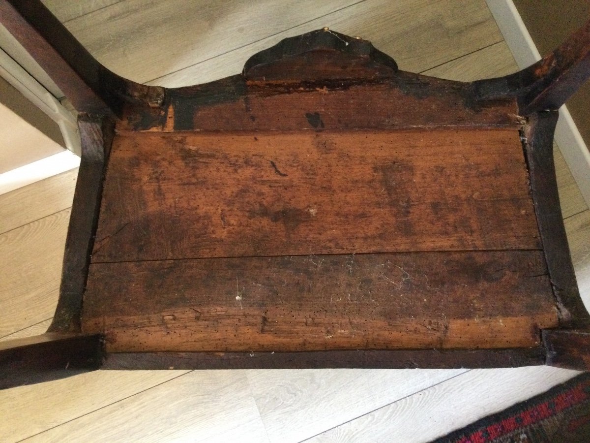 Commode D’entre deux Estampillé Lardin époque Louis XV avec jurande-photo-7