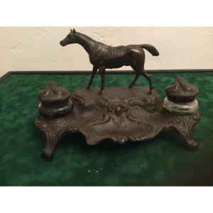 Horse Inkwell