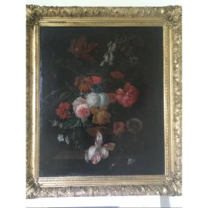 Large Bouquet Of Flowers Late 17th Century Early 18th Century 