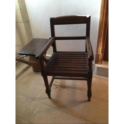 Rare Oak Manager's Armchair Late Eighteenth Early Nineteenth