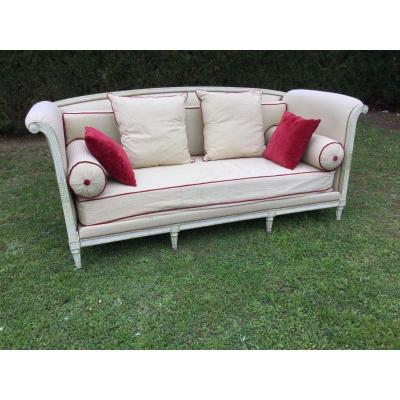 Sofa, Louisxvi Rest Bed With Lacquered Beech Crosse