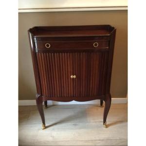 Furniture Between Two Curtains In Mahogany