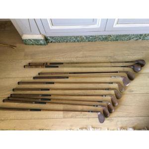 Collection Of 10 Golf Clubs