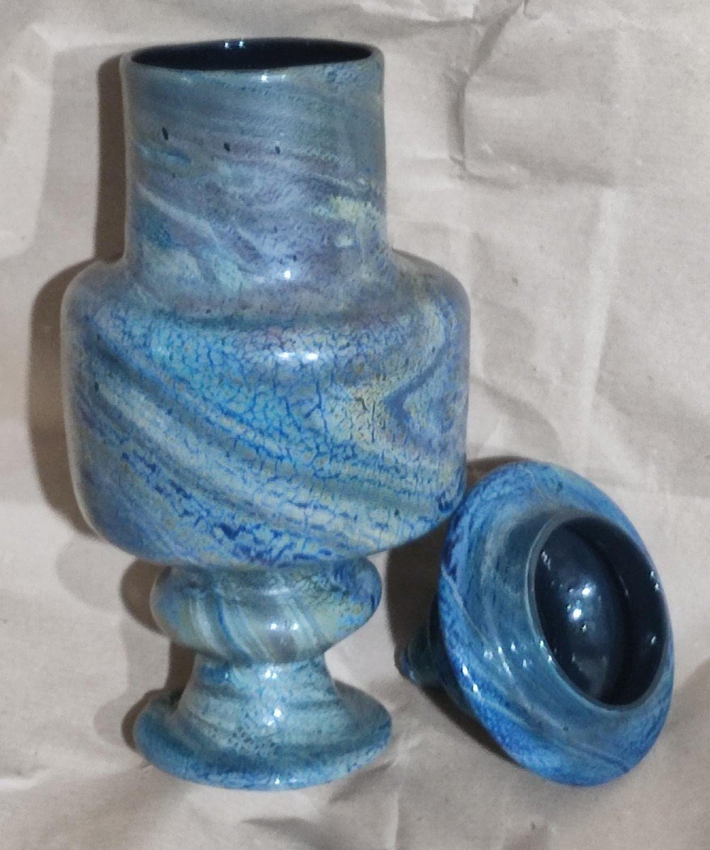 Pot d'Apothicaire En Verre De Calcédoine- Venice XV siecle-photo-2