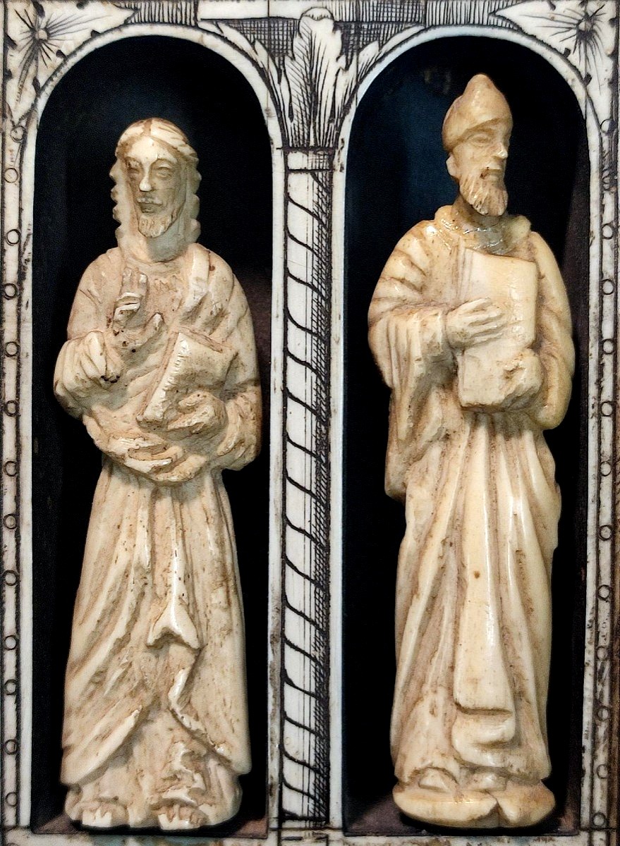   Autel siennois représentant la descente entre le pape Alexandre VI (Borgia) et le pape Pie III (Piccolomini) le 22 septembre 1503.-photo-5