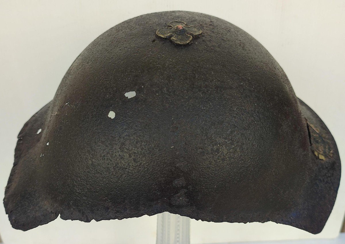  Archer's Helmet, Made Of Iron With Gilded Copper Studs. Sicily Sec.. XIV