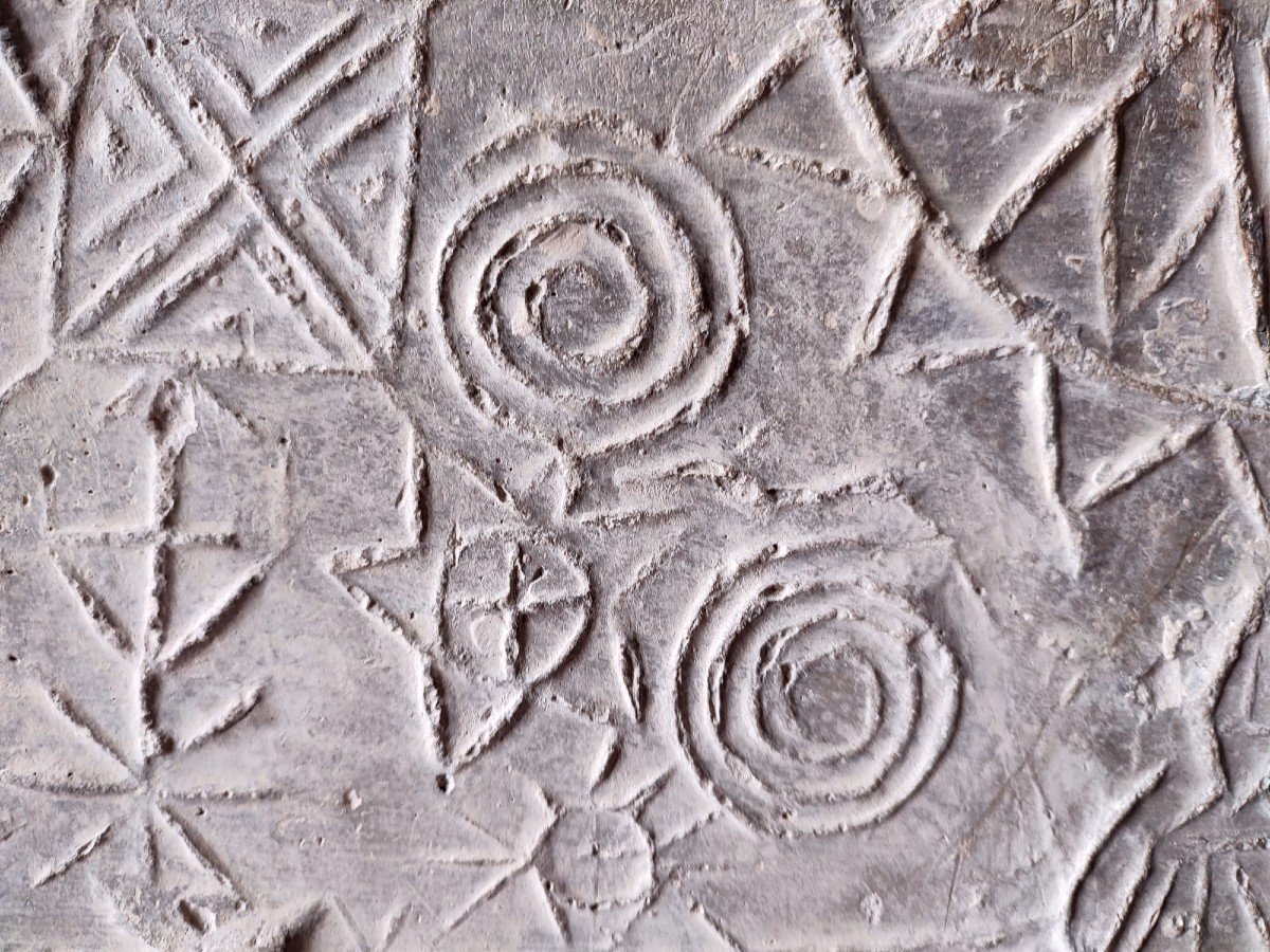 Templar Pluteus In Sandstone. 13th Century-photo-3