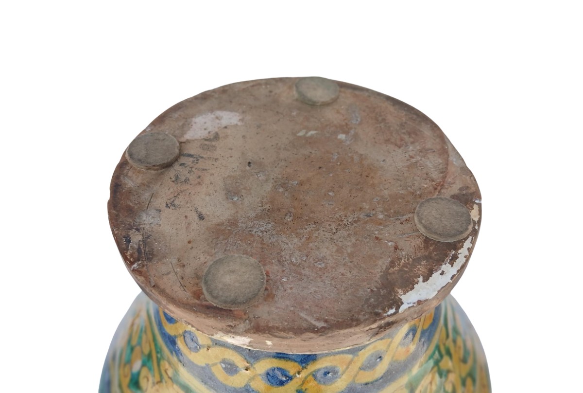 Boulle De Palermo, In Majolica Painted With Geometric Floral Motifs - XVI Cent.-xvii-photo-4