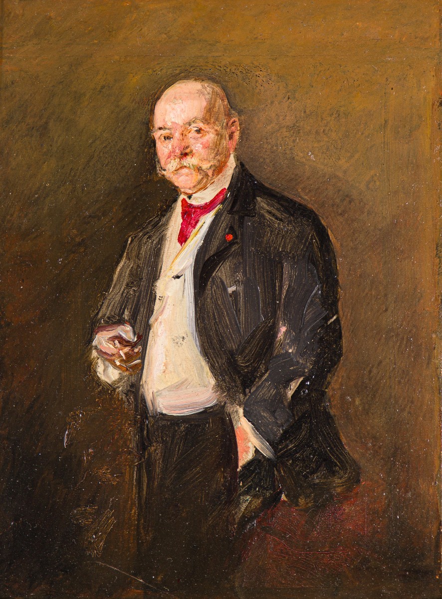 Giovanni Boldini  (1842 - 1931)  “the  Last Self-portrait”  Oil On Canvas  Cm 22,5x17 -photo-2