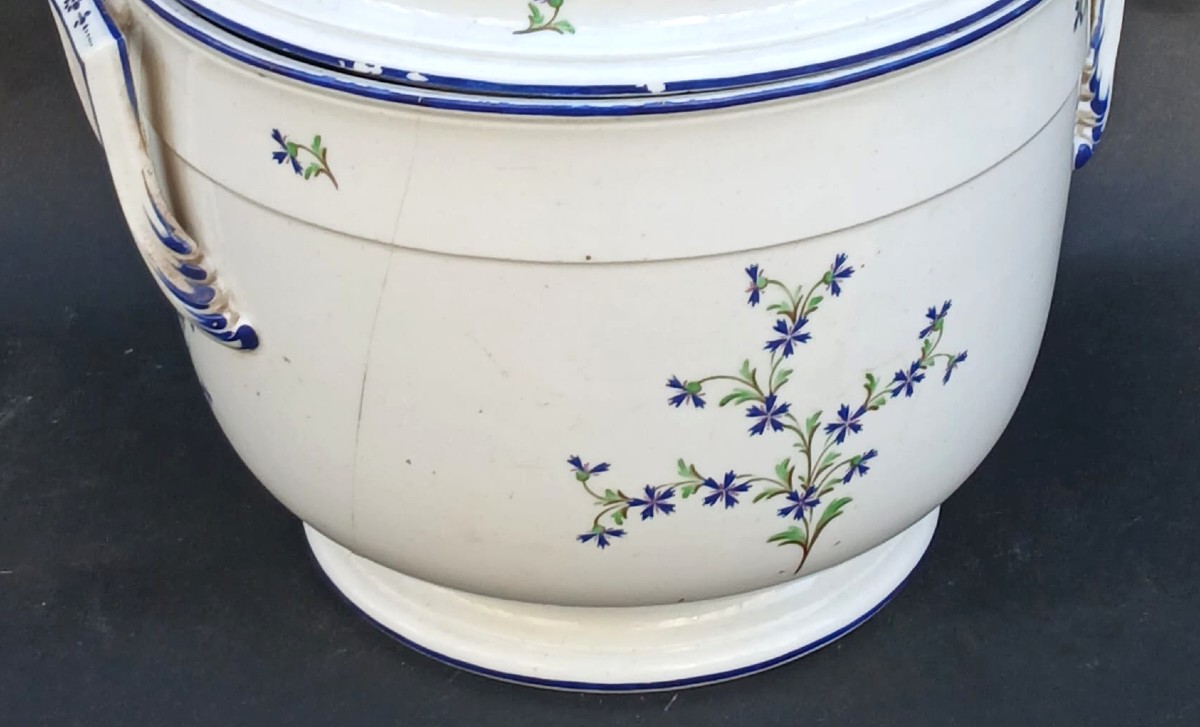 French Gelatiera In Pork From Niderville, Decorated With 'fiordaliso' From The 18th Century -photo-4