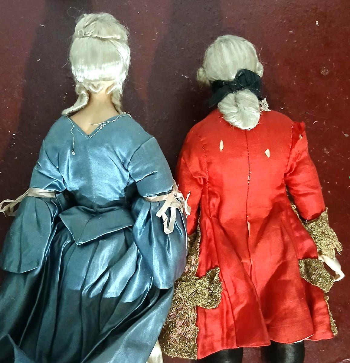 Porcelain And Fabric Mannequins, Manufactured Between The 19th And 20th Centuries. Height 37 Cm-photo-3