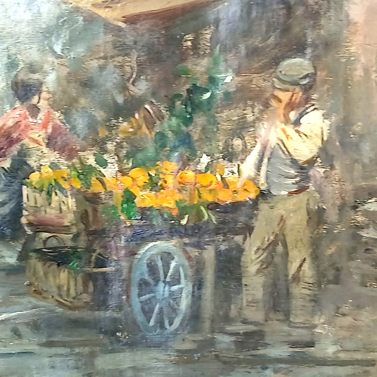 A Chaotic Scene From A Late 19th-century Naples Market. Noises, Smells, Smoke, And Voices... -photo-4