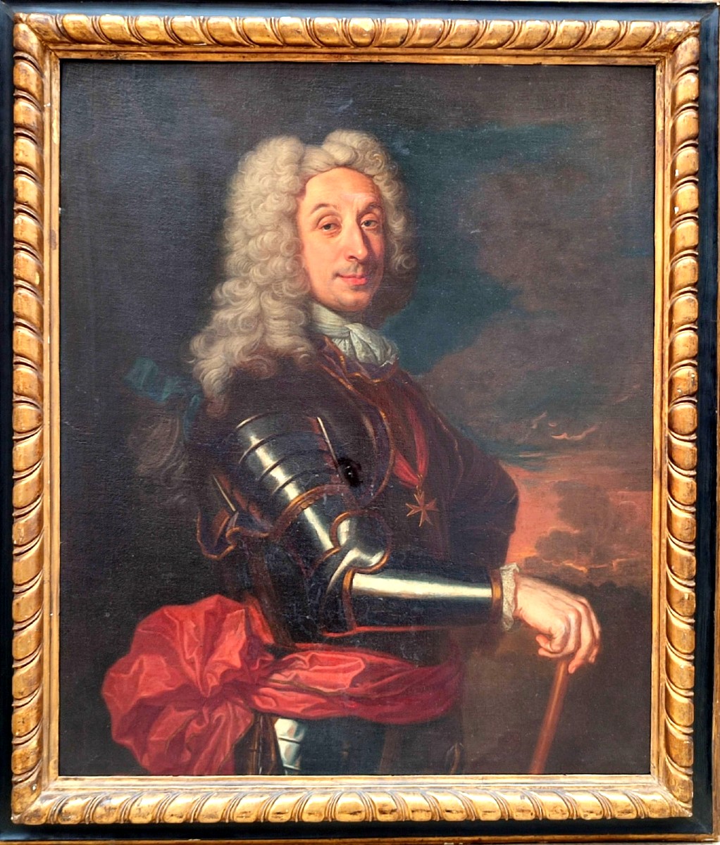  Francesco Solimena- Johann Matthias Von Der Schulenburg, maréchal de la République de Venise -photo-3