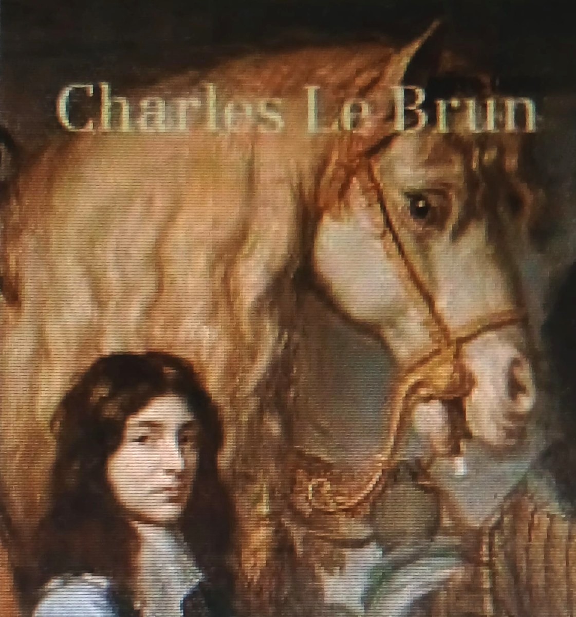 Charles le Brun, vingt ans. Autoportrait de jeunesse, cheveux longs et flottants. -photo-3