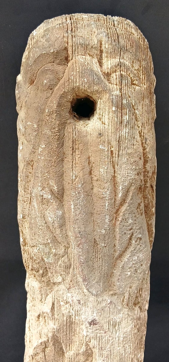 Bouche de fontaine byzantine en pierre sculptée. Sicile, IXe-XIe siècle -photo-1