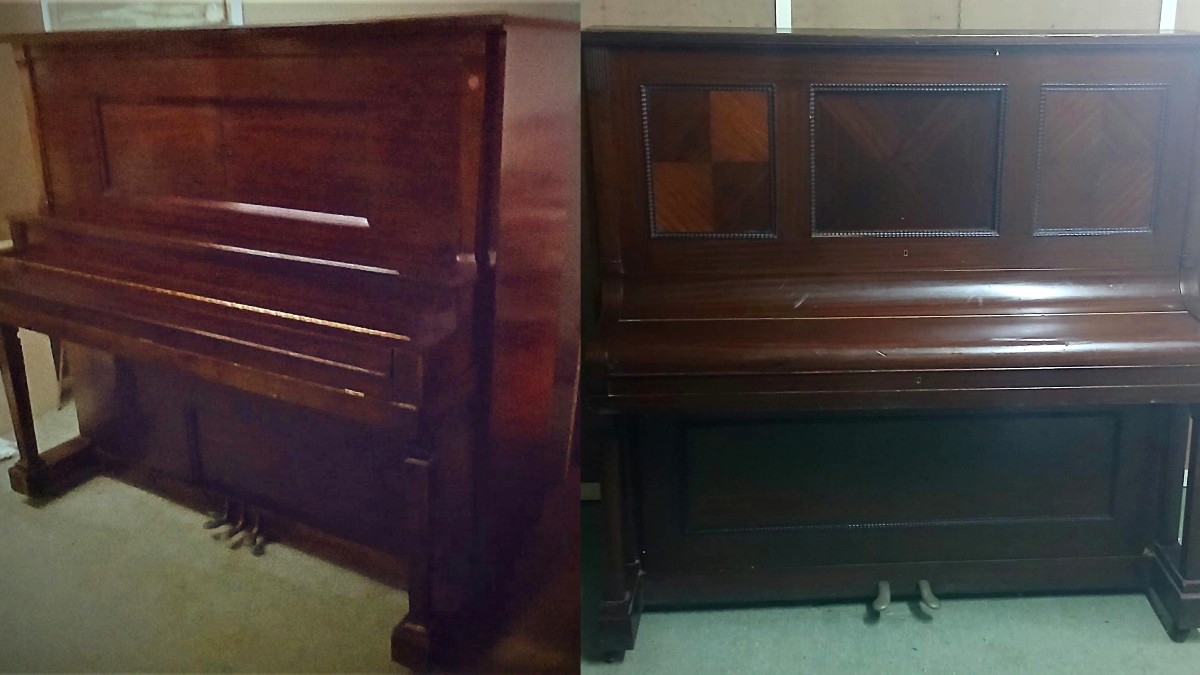 Two roller autopianos. Lagonda Piano and Popper's Regent, complete early 1900s mechanisms. -photo-2