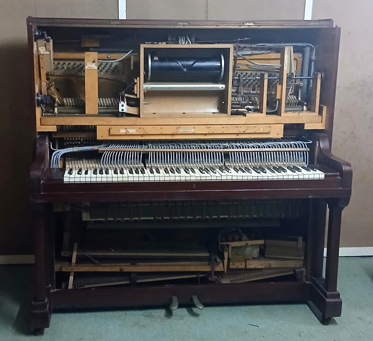 Two roller autopianos. Lagonda Piano and Popper's Regent, complete early 1900s mechanisms. -photo-3