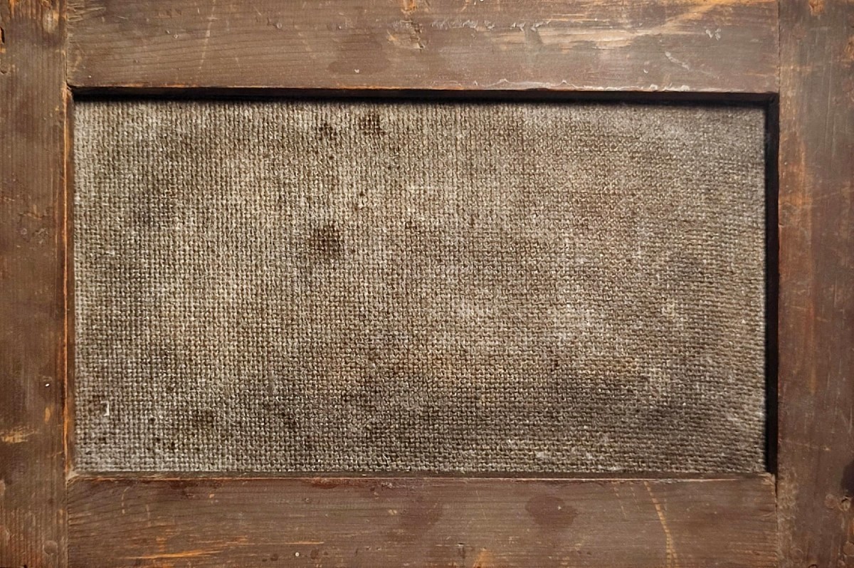 Francesco Lo Jacono 'still Life 'almonds And Strawberries' Within An Ebonized Frame.-photo-4