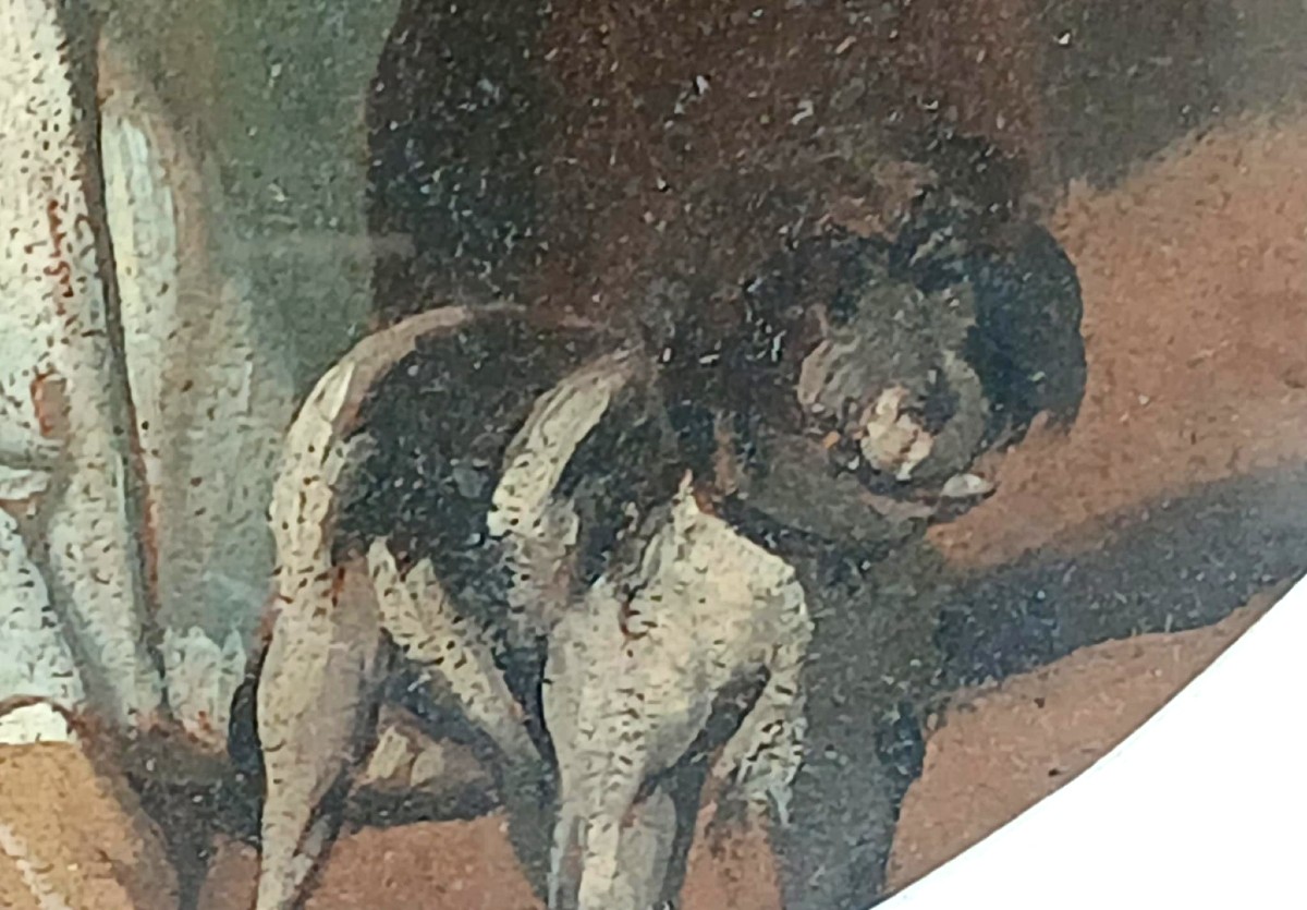 Jean Pezous, 'pierrot The Musician'. A Variation On Pezous's Favorite Subject.-photo-3