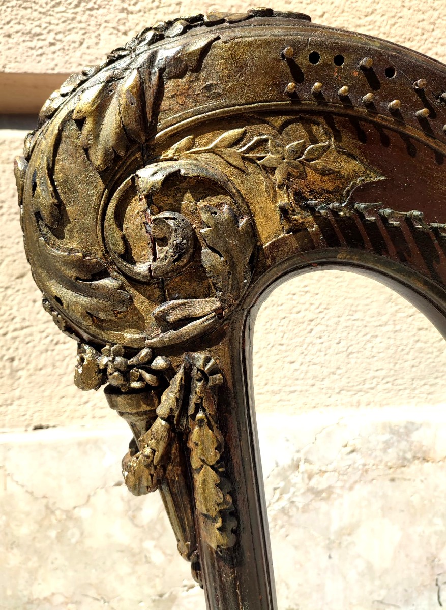 Harp By Georges Cousineau And His Son Jacques-georges Cousineau. - XVIII Cent.-photo-2