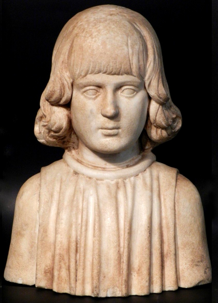  Alphonse d'Aragon - Œuvre experte de Francesco Laurana, sculpture en marbre (vers 1488)-photo-2