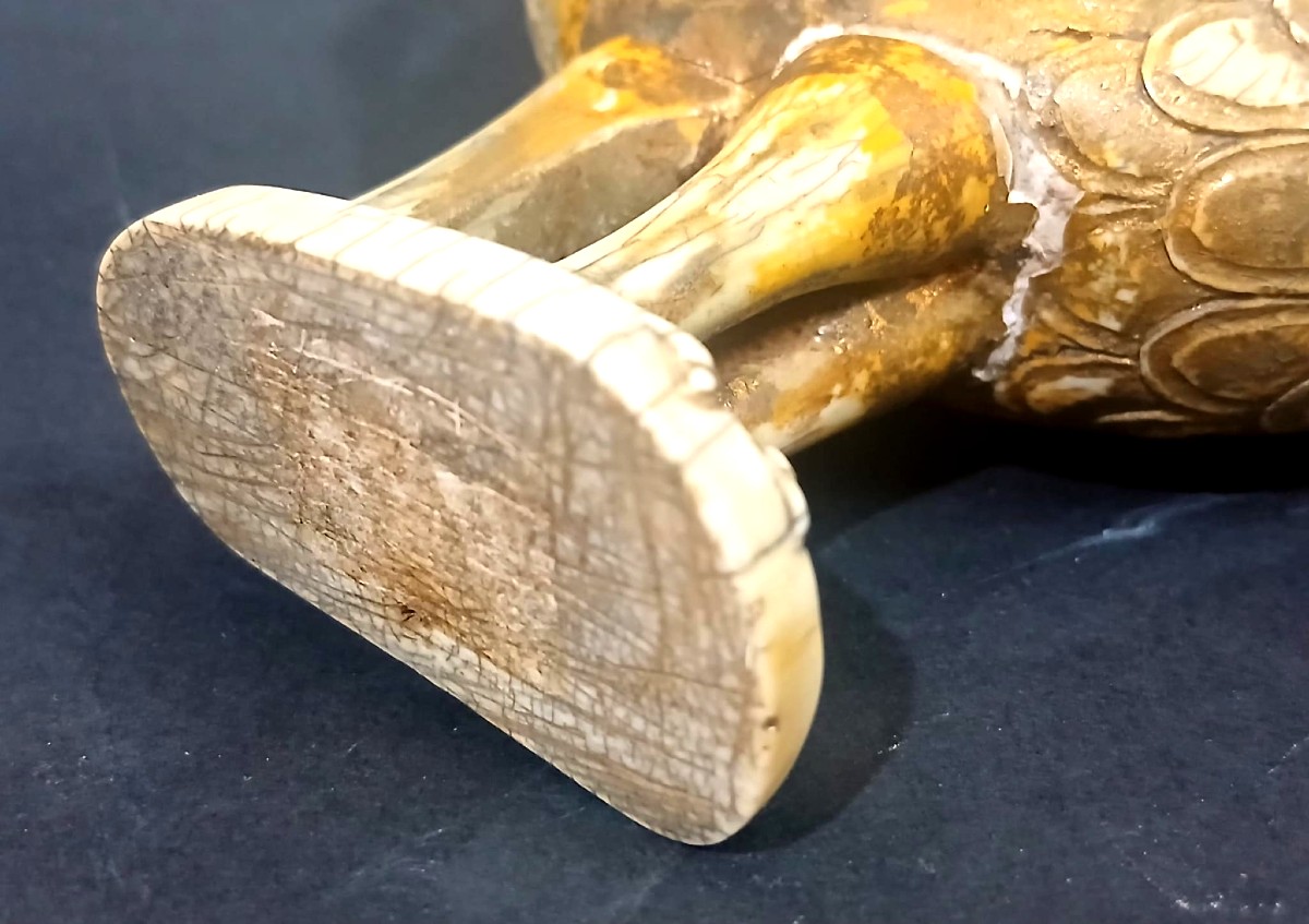  Canard en ivoire nettoyant les pinceaux, Dyn. Song, Chine, 907–1125-photo-4