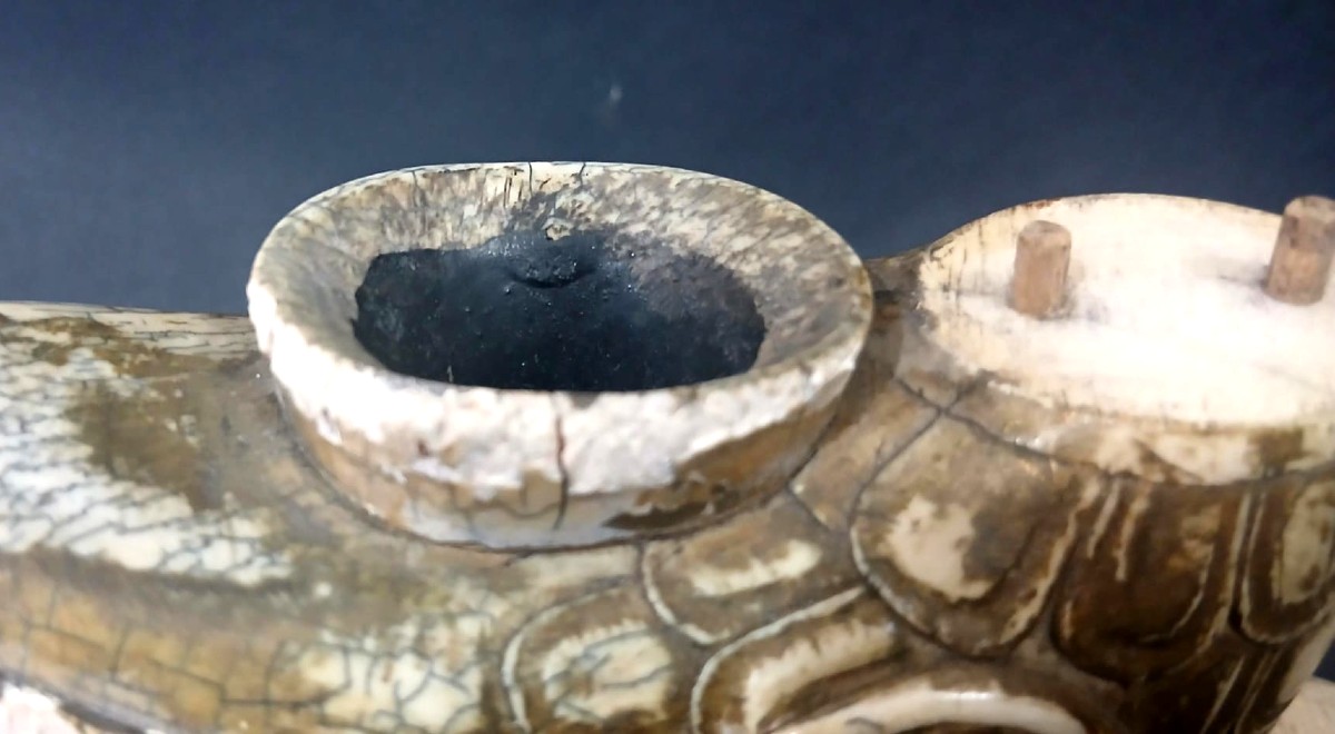  Canard en ivoire nettoyant les pinceaux, Dyn. Song, Chine, 907–1125-photo-1