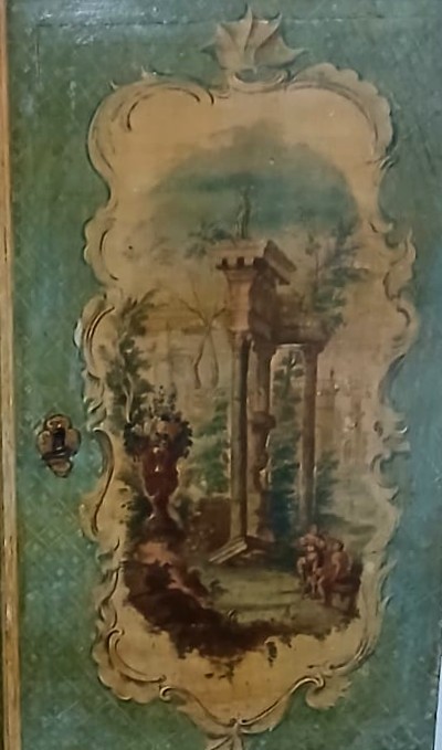18th-century Sicilian Painted Trumeau-photo-3