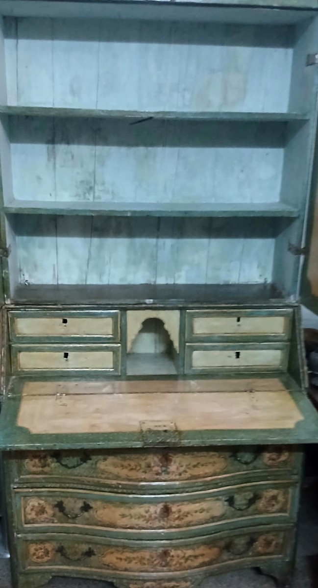 18th-century Sicilian Painted Trumeau-photo-4