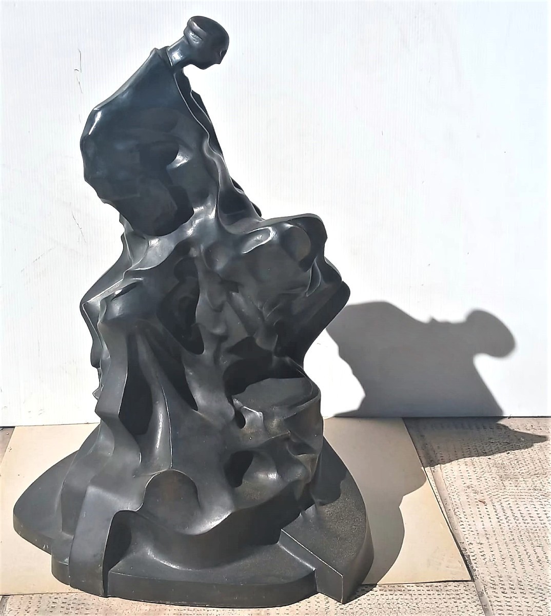 Umberto Boccioni 'L'Homme futuriste'Fusion de l'homme de pierre et de la cape . Bronze 