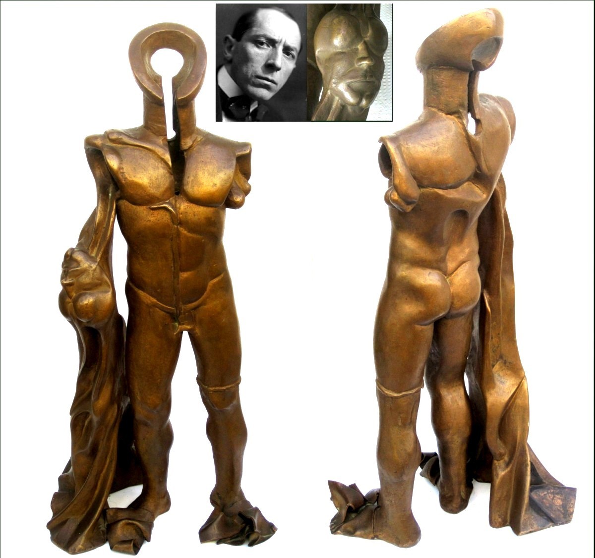 Umberto Boccioni, *the Caterpillar Man* Or *fusion Of Human Form*, 80 Cm (1911–1912)-photo-1