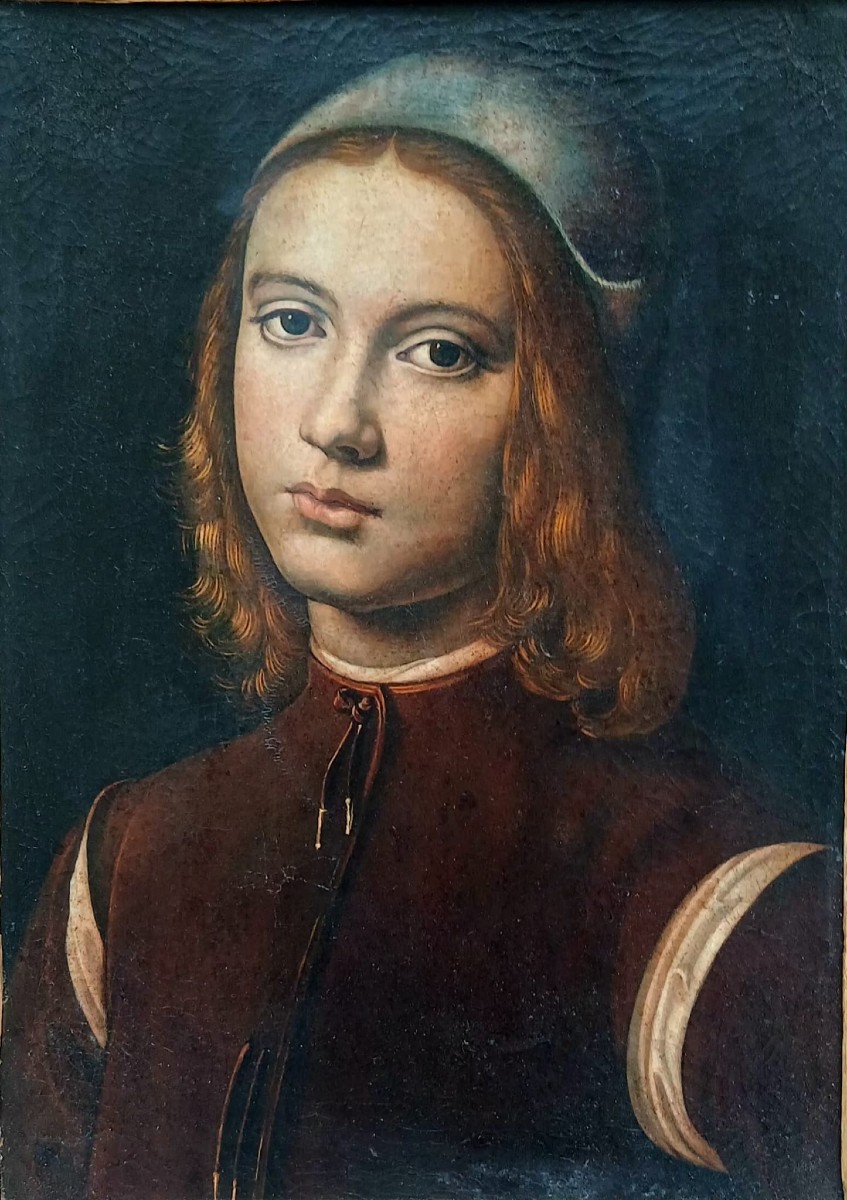 Tiré du tableau 'Il Perugino'. Superbe copie ancienne du tableau exposé  a Florence.