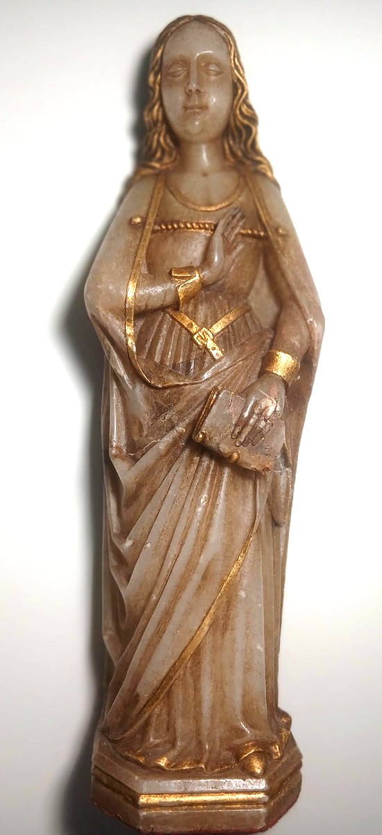 Saint Mary Magdalene - Alabaster Sculpture From The Ménises School Dating From The Very Beginni-photo-4